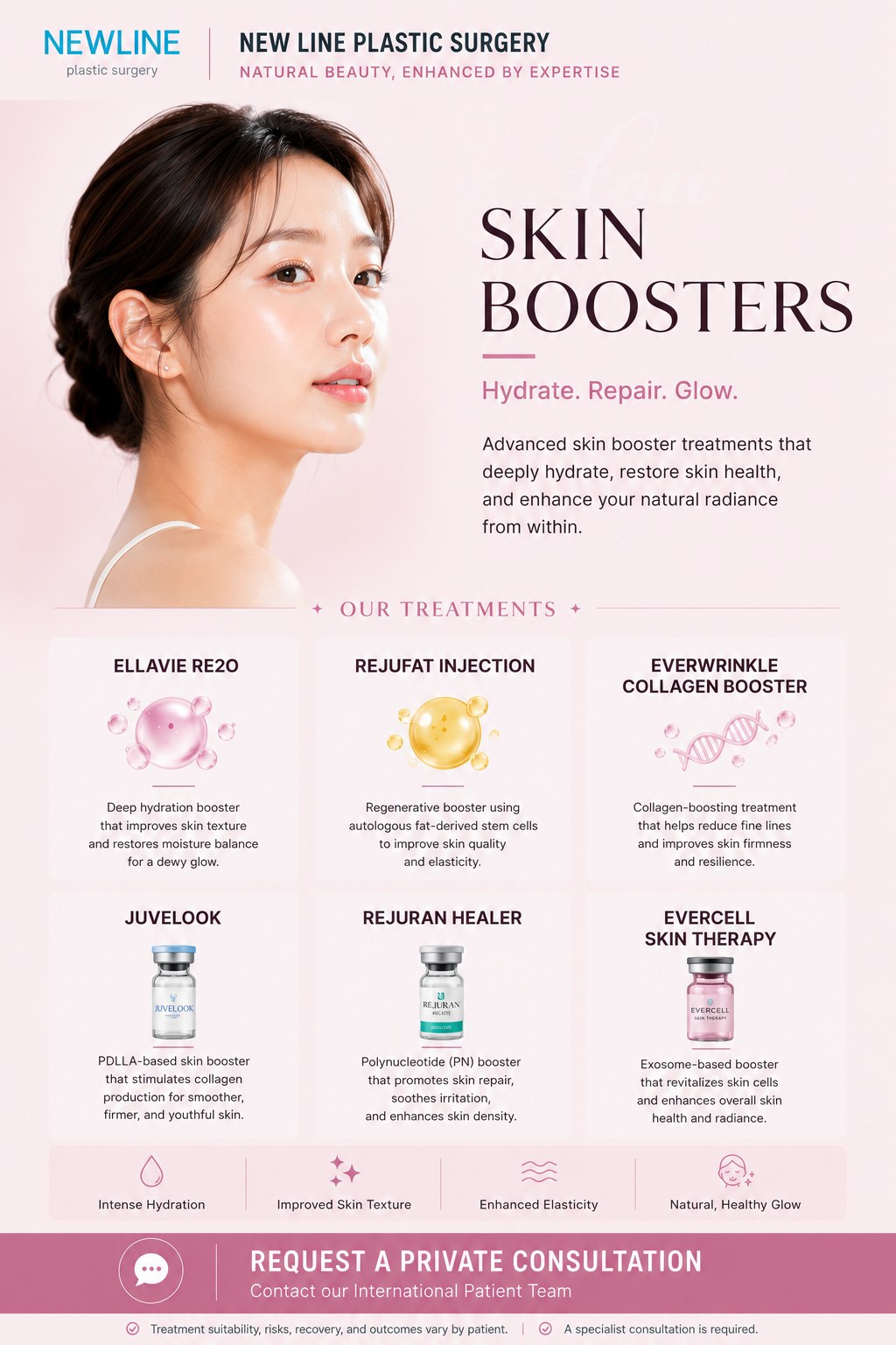 Skin Boosters at Newline Clinic, Busan