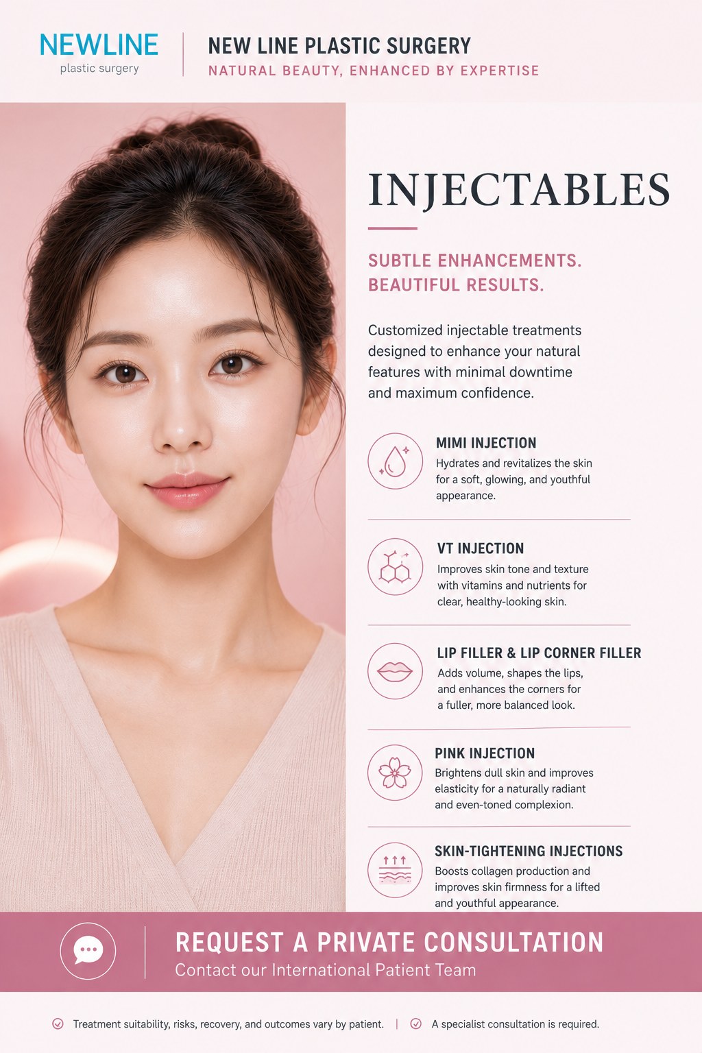 Injectables at Newline Clinic, Busan