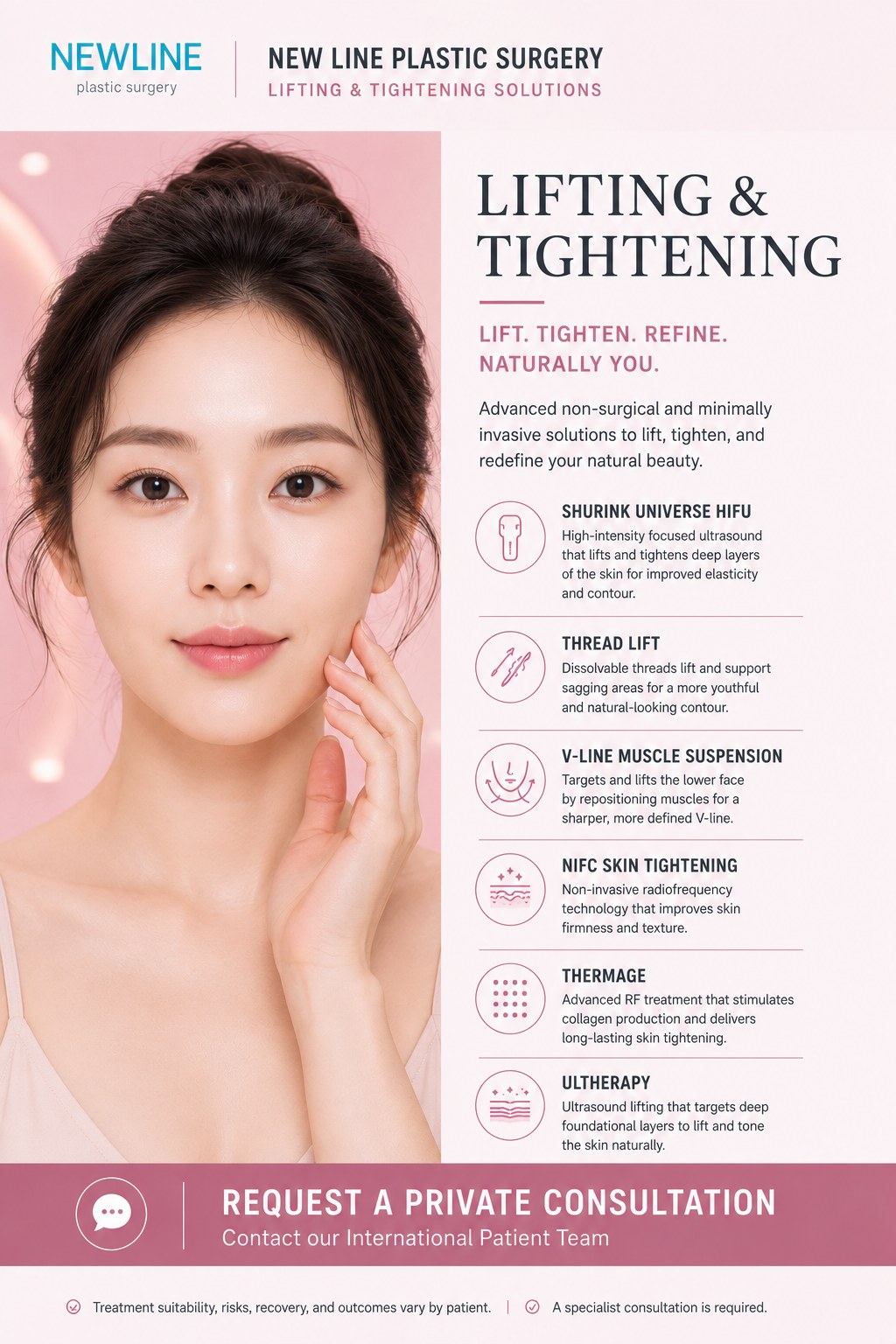 Lifting & Tightening at Newline Clinic, Busan